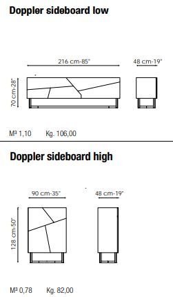 Дизайнерский буфет Bonaldo Doppler Sideboard
