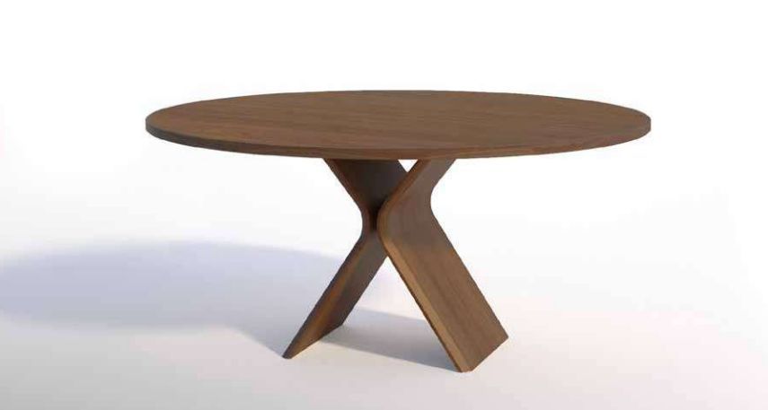 Круглый или прямоугольный стол Tonin Casa Still Élit 8108FS_wood