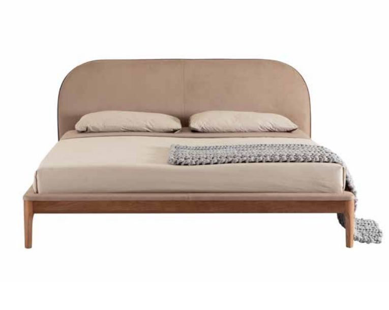 Кожаная кровать Tonin Casa Bernini 7874