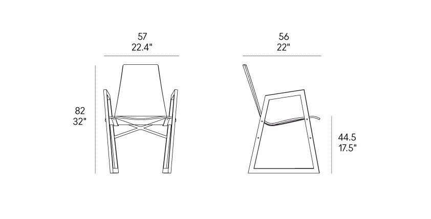 Дизайнерский стул Horm Ray Poltroncina
