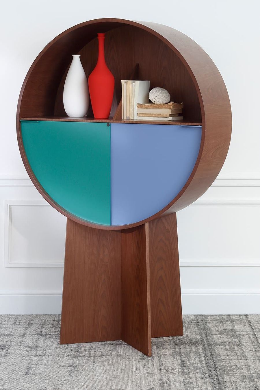 Дизайнерский комод COEDITION Luna Cabinet, Walnut PA5