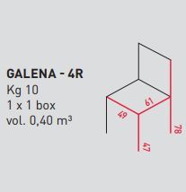 Вращающийся стул Airnova Galena - 4R