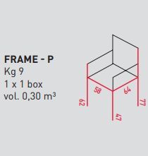 Дизайнерское кресло Airnova Frame - P