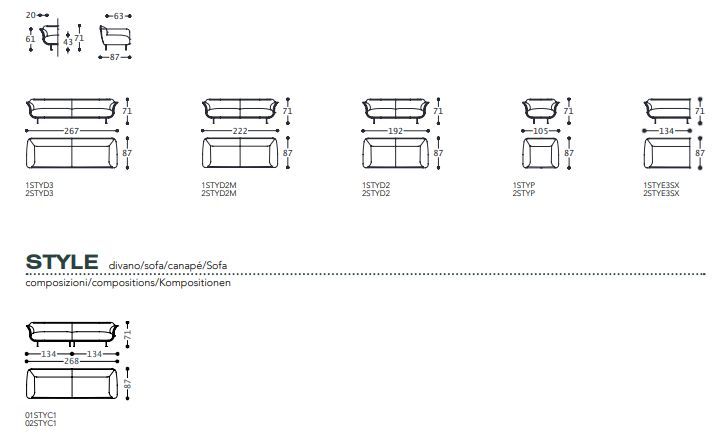 Дизайнерский диван Alberta Style