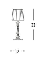 Стеклянная лампа Italamp 8006 Etvoilà