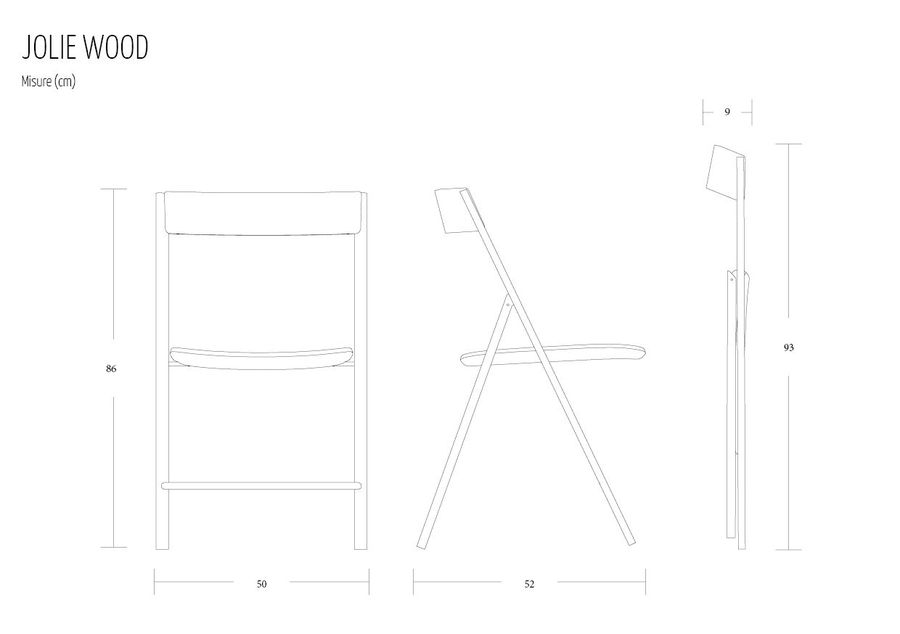 Дизайнерский стул ALTACOM Jolie Wood AS018
