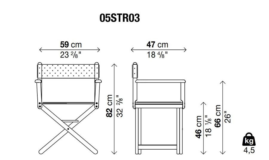 Дизайнерский стул Kristalia Stria