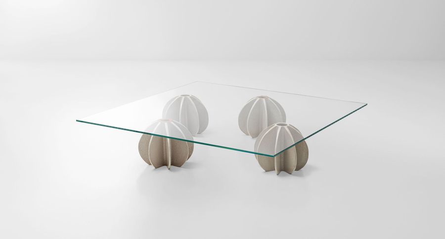Стеклянный столик Paola Lenti Astri
