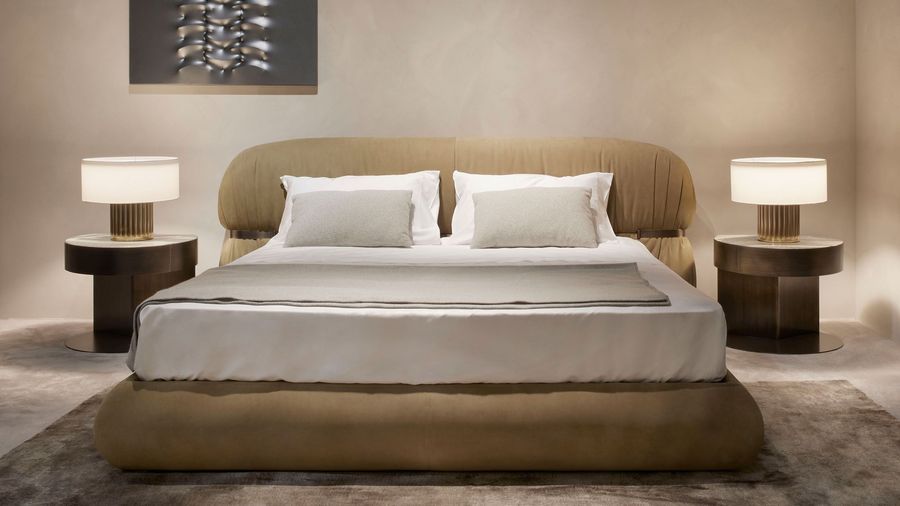 Кровать с мягким изголовьем Rugiano Fandango