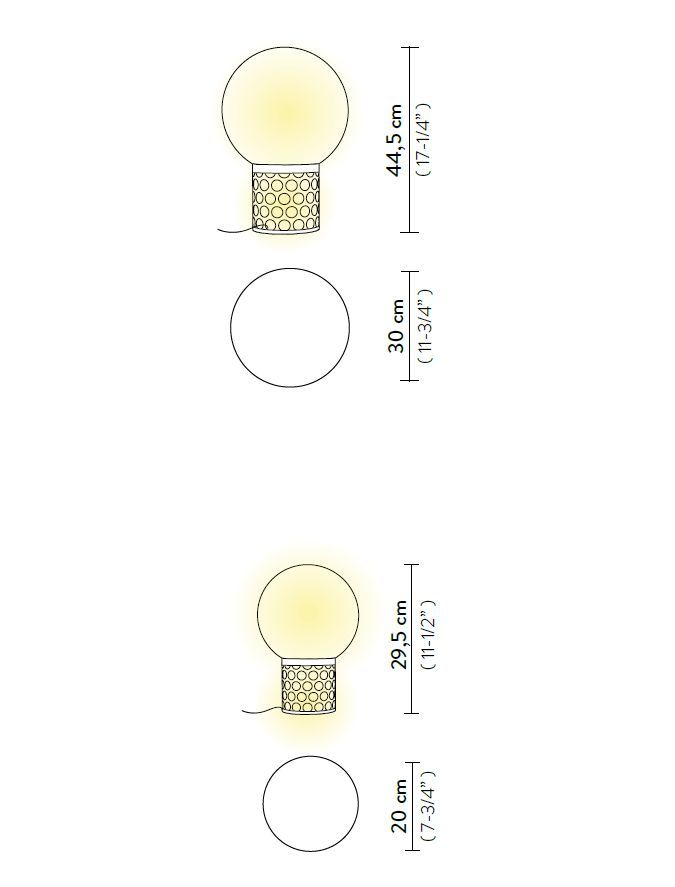 Дизайнерский светильник Slamp Atmosfera Table