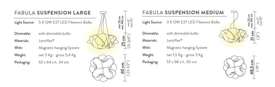 Дизайнерский светильник Slamp Fabula Suspension