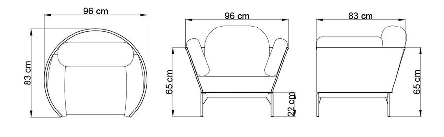 Уличное кресло Skyline Design Boston Armchair