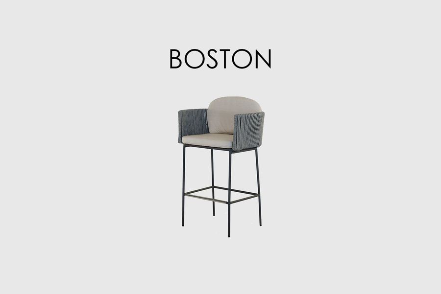 Стул с подлокотниками Skyline Design Boston Bar Stool