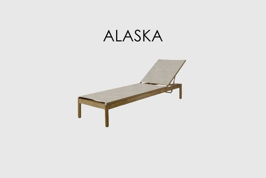 Современный шезлонг Skyline Design Alaska Lounger