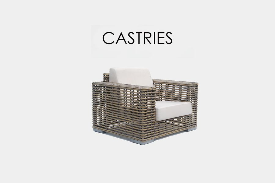 Плетеное кресло Skyline Design Castries Armchair
