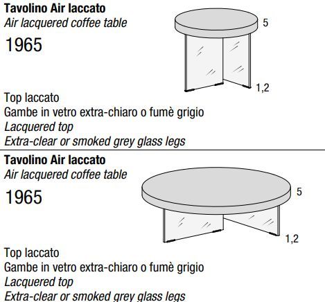 Круглый столик Lago Air Round Coffee Table