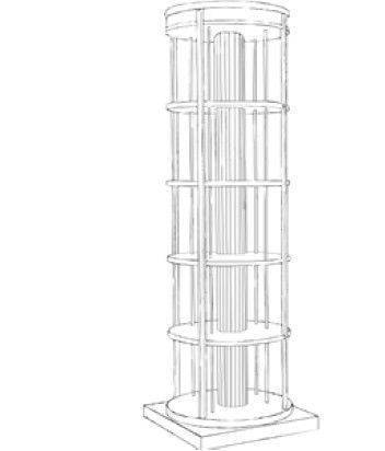 Шкаф E06 - PALLADIO BOOKCASE