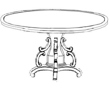 Стол Patina T83 - AMEDEO TABLE