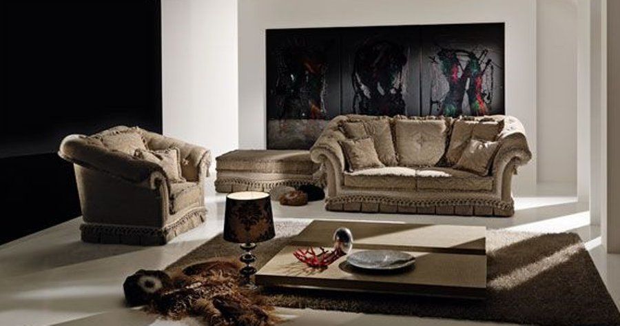 Velvet, диван-кровать, кресло, пуф, коричневый цвет.