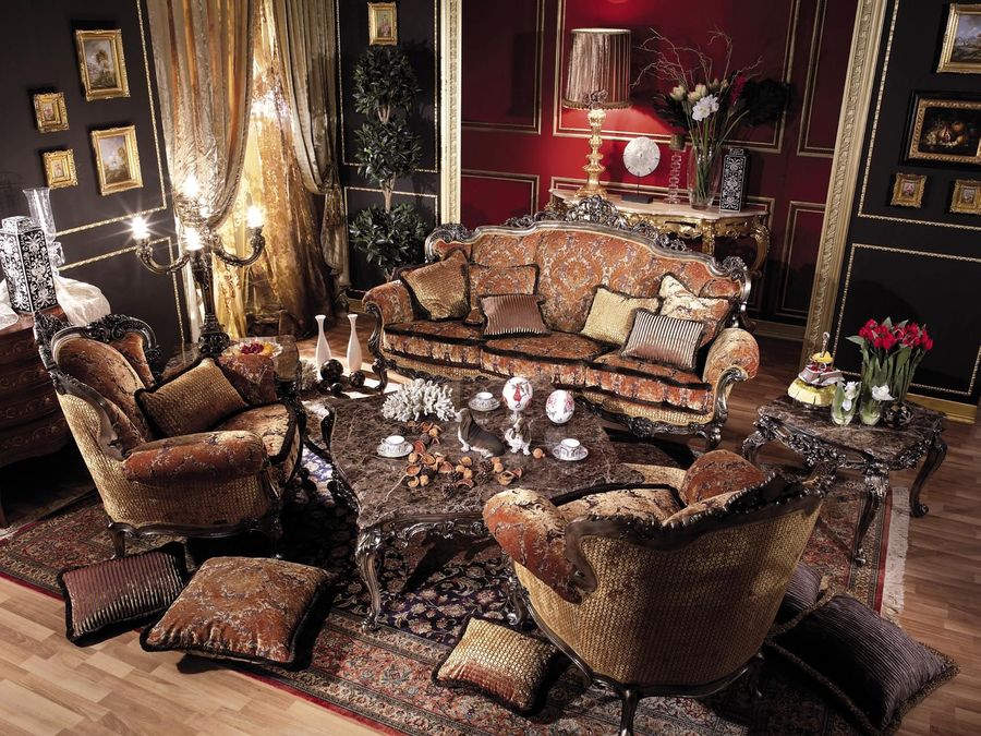 Трехместный диван Asnaghi Interiors Gauguin LC1803 Three seats sofa