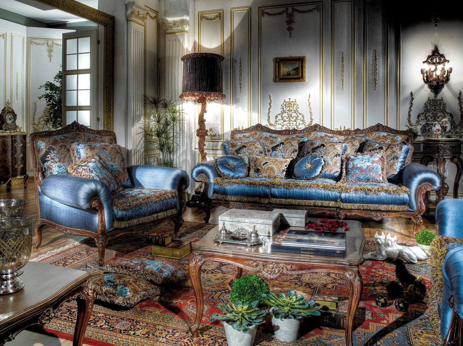Трехместный диван Asnaghi Interiors Bluemoon GD2503