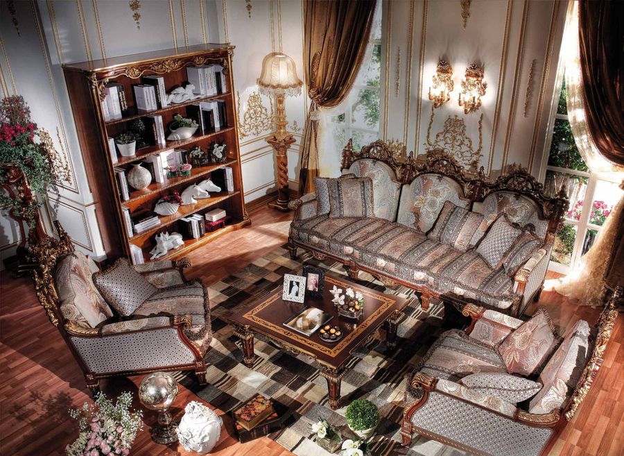  Трехместный диван Asnaghi Interiors Versailles GD4603