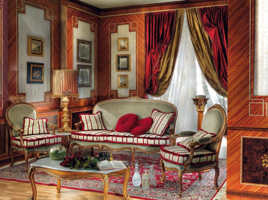 Трехместный диван Asnaghi Interiors Rost GD5403