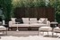 Модульный диван Minotti Alison Dark Brown Outdoor