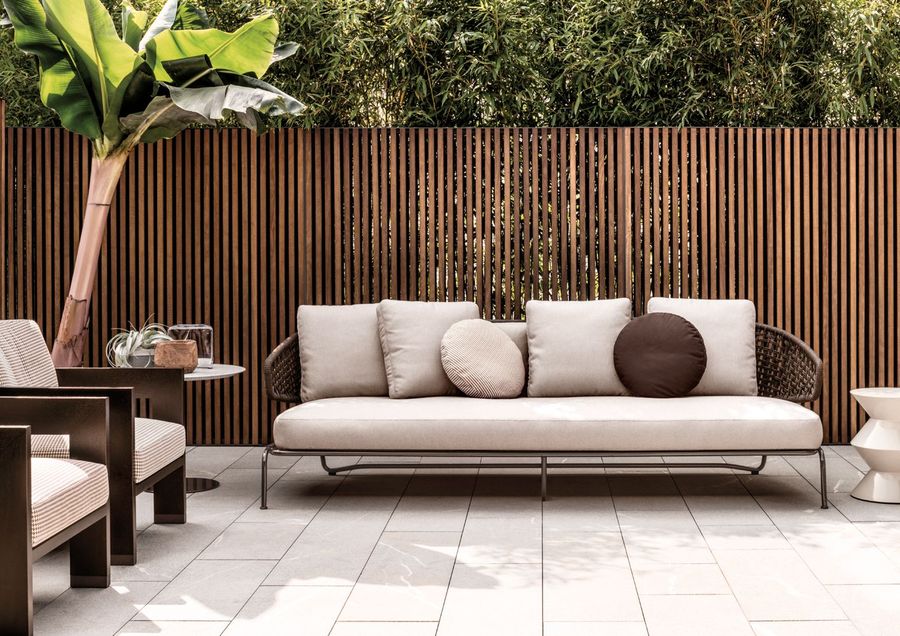 Уличный диван Minotti Aston Cord Outdoor