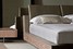 Дизайнерская кровать Flou Sama c деревянными вставками