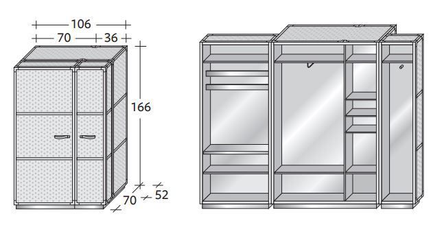 Размеры Flou Condotti