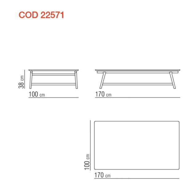 Журнальный столик FlexForm Giano COD 22570(1)