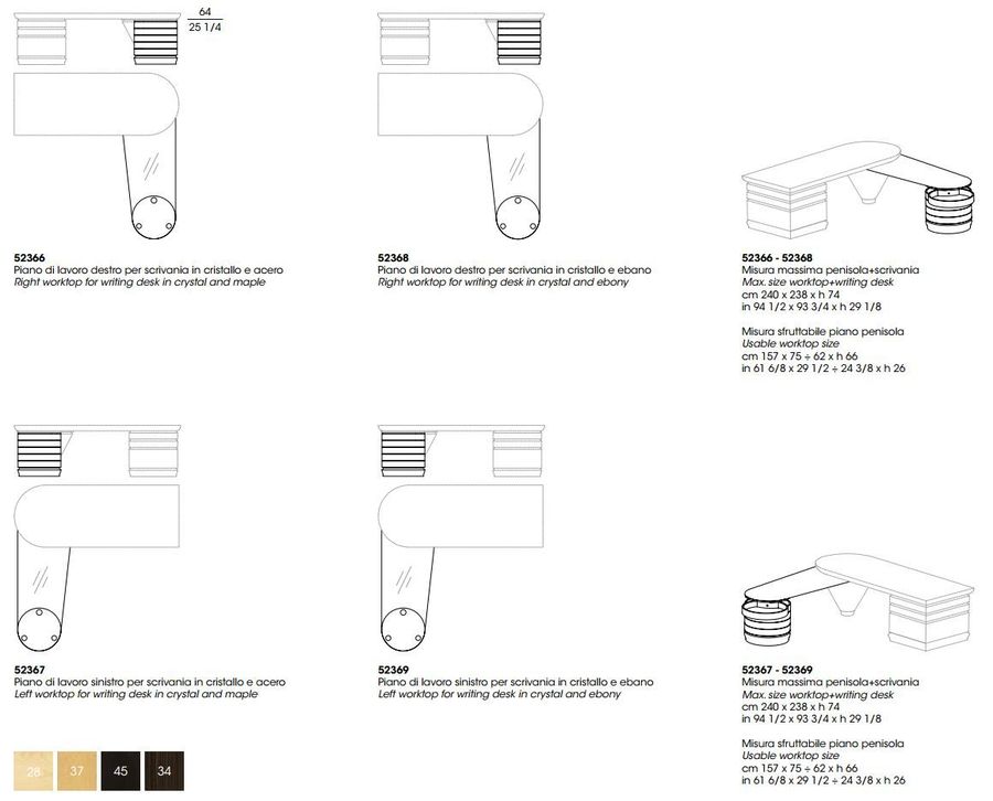 Письменный стол Giorgetti Scriptor