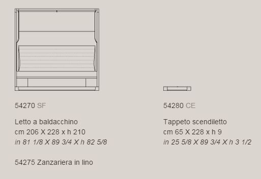 Двуспальная кровать Giorgetti Ira