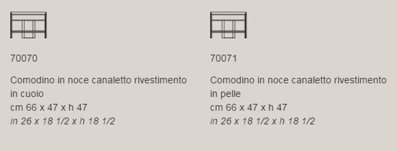 Прикроватная тумбочка Giorgetti Archibald