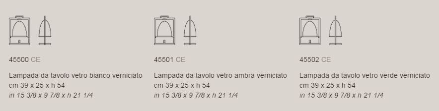 Настольная лампа Giorgetti Nao