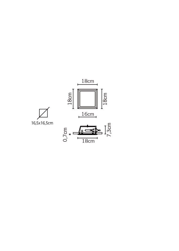 Потолочный светильник Fabbian Plano