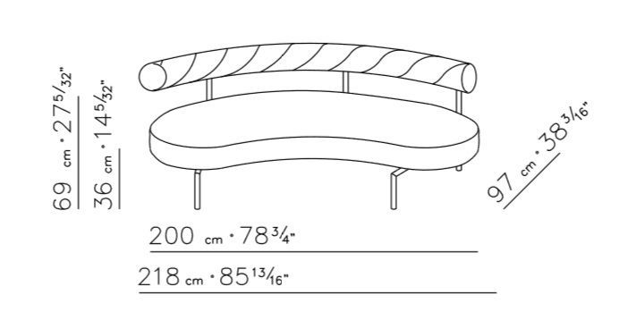 Двухместный диван FlexForm Max