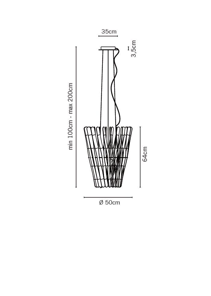 Люстра Fabbian Stick