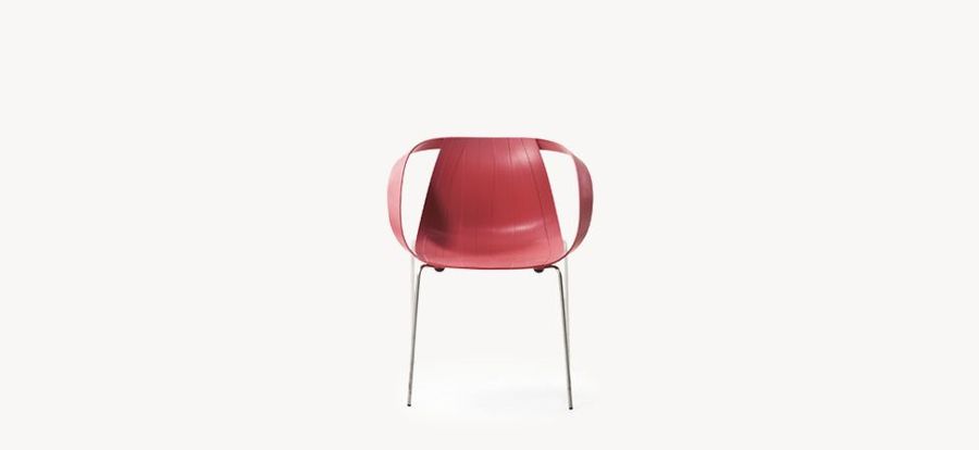 Стул с подлокотниками Moroso Impossible Wood