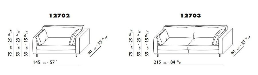 Двухместный диван FlexForm Pasodoble