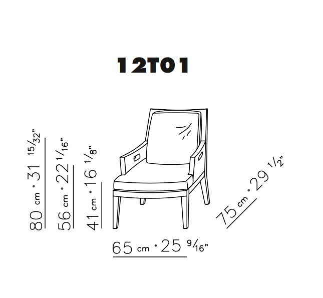 Кожаное кресло FlexForm Betty 12T01