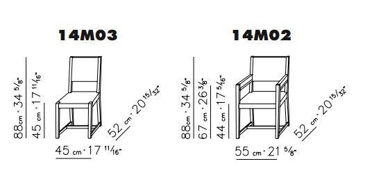 Кожаный стул FlexForm Margaret 14M03(02)