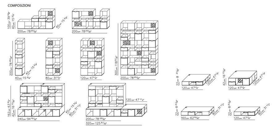 Книжный шкаф FlexForm Infinity