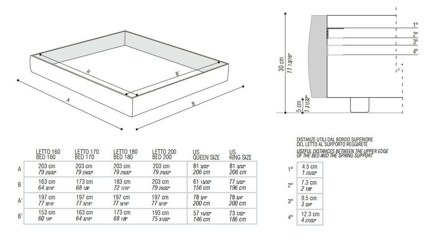 Двухспальная кровать FlexForm Magnum