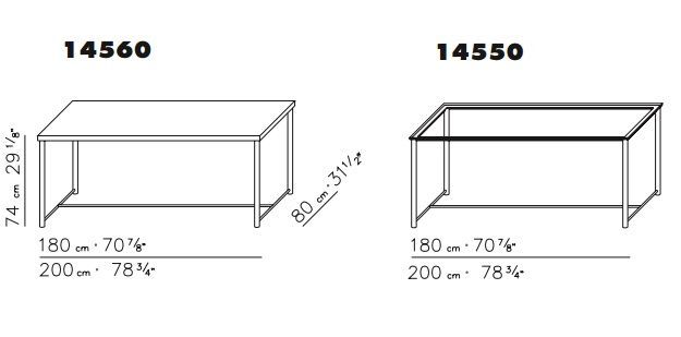 Современный стол FlexForm Moka