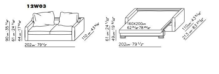 Диван-кровать FlexForm Gary 12W03