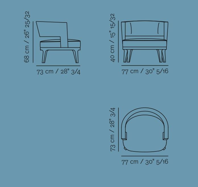 Кожаное или текстильное кресло FlexForm Astrid