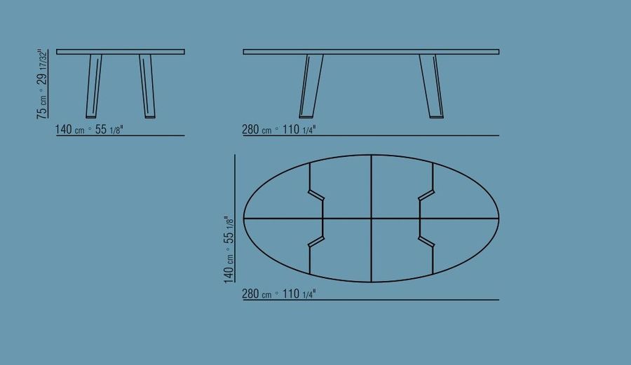 Обеденный стол FlexForm Dark star