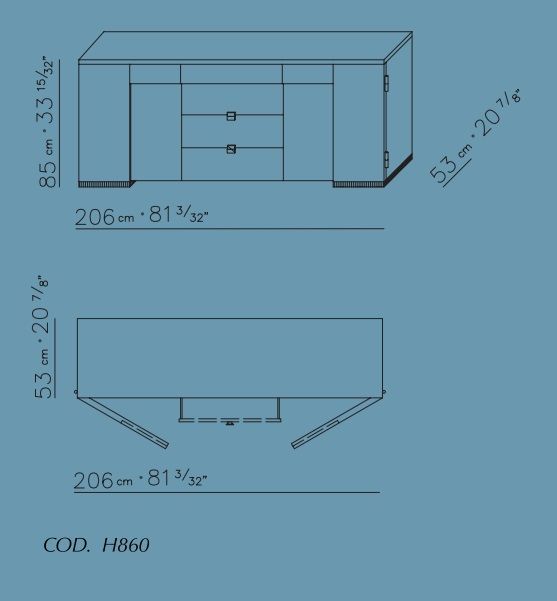 Комод FlexForm Block COD H860